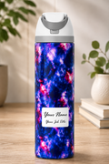 Purple Galaxy Design Water Bottle 720ml/960ml