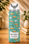 Car Forest Themed Water Bottle 720ml/960ml