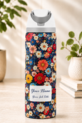 Midnight Blooms Themed Water Bottle 720ml/960ml