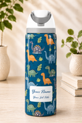 Blue Dinosaurs Themed Water Bottle 720ml/960ml