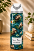 Peaceful Otters Themed Water Bottle 720ml/960ml