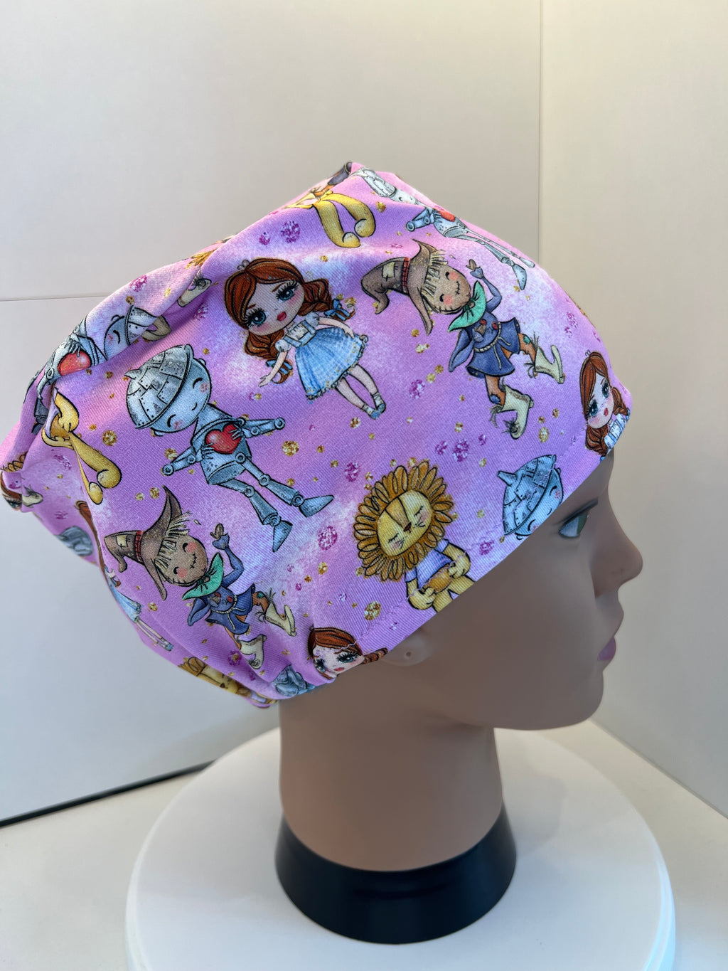 Pink Wizard of Oz/ Wicked Premium Cotton Jersey super soft theatre scrub hat/cap