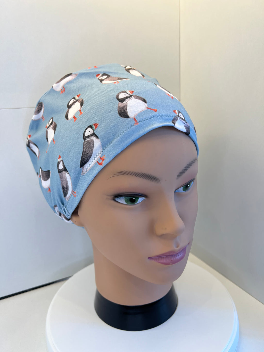 Puffin Colony Premium Jersey super soft and smooth cotton theatre scrub hat/cap