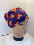 Purple Rainbow Manes Lion Premium Cotton Jersey super soft theatre scrub hat/cap