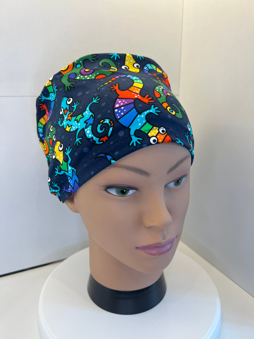 Rainbow Lizards Premium Jersey super soft and smooth cotton theatre scrub hat/cap