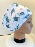 Turtle Flotilla Premium Jersey Cotton Theatre/Scrub Hat/Cap - UK Handmade