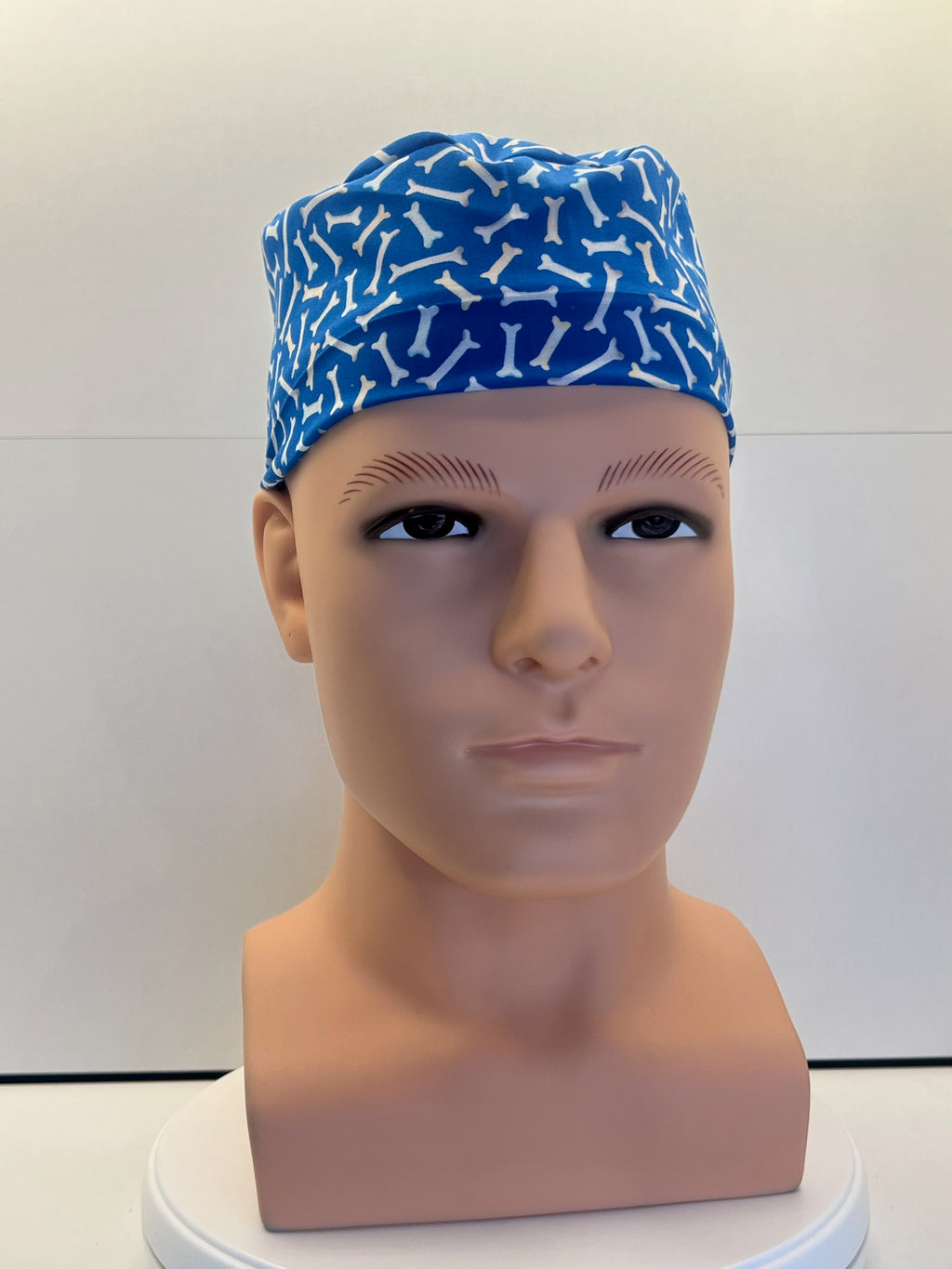 Little Bones Cotton Fabric Tie-back Theatre Scrub Cap / Hat.