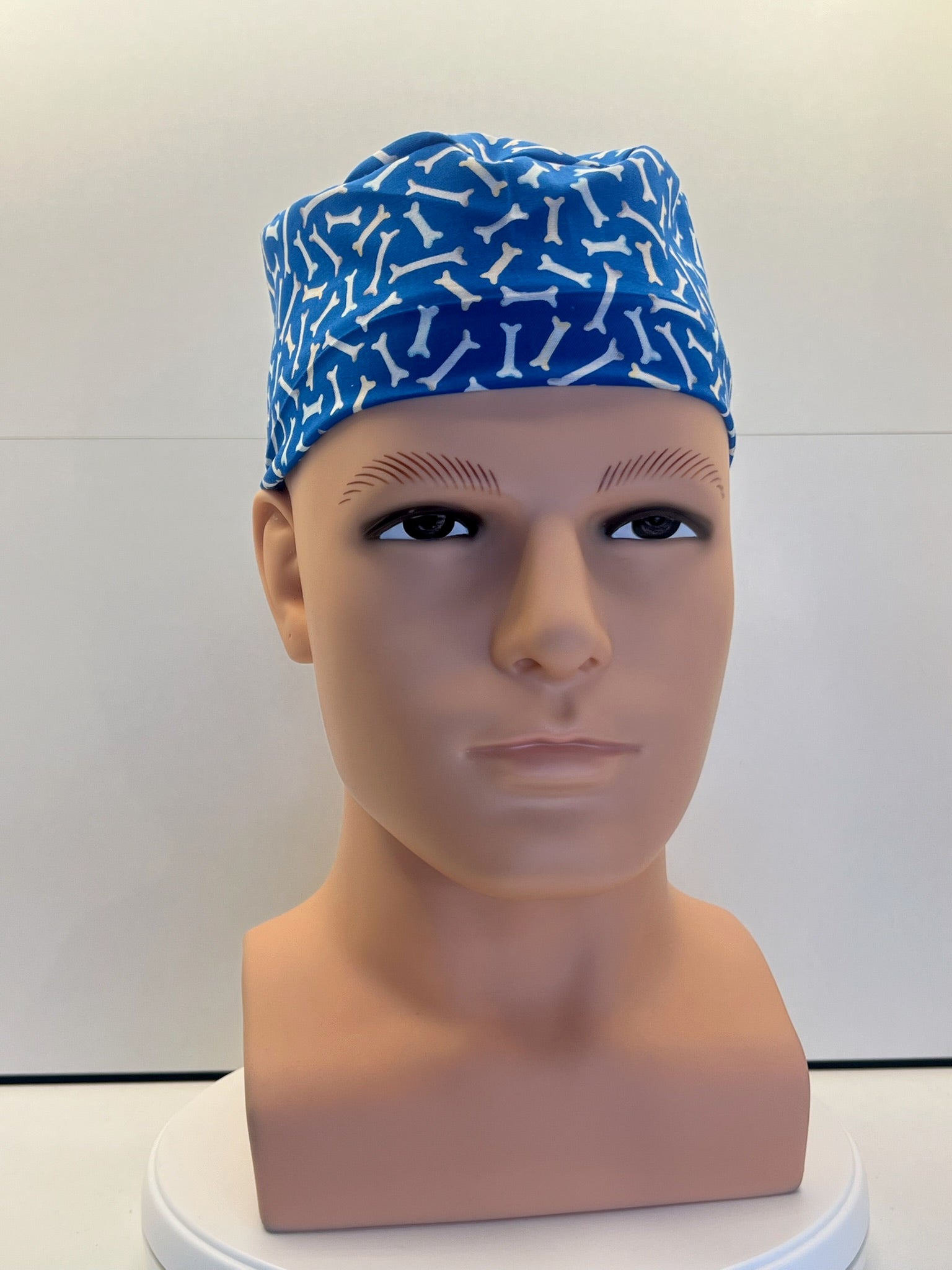 Little Bones Cotton Fabric Tie-back Theatre Scrub Cap / Hat.