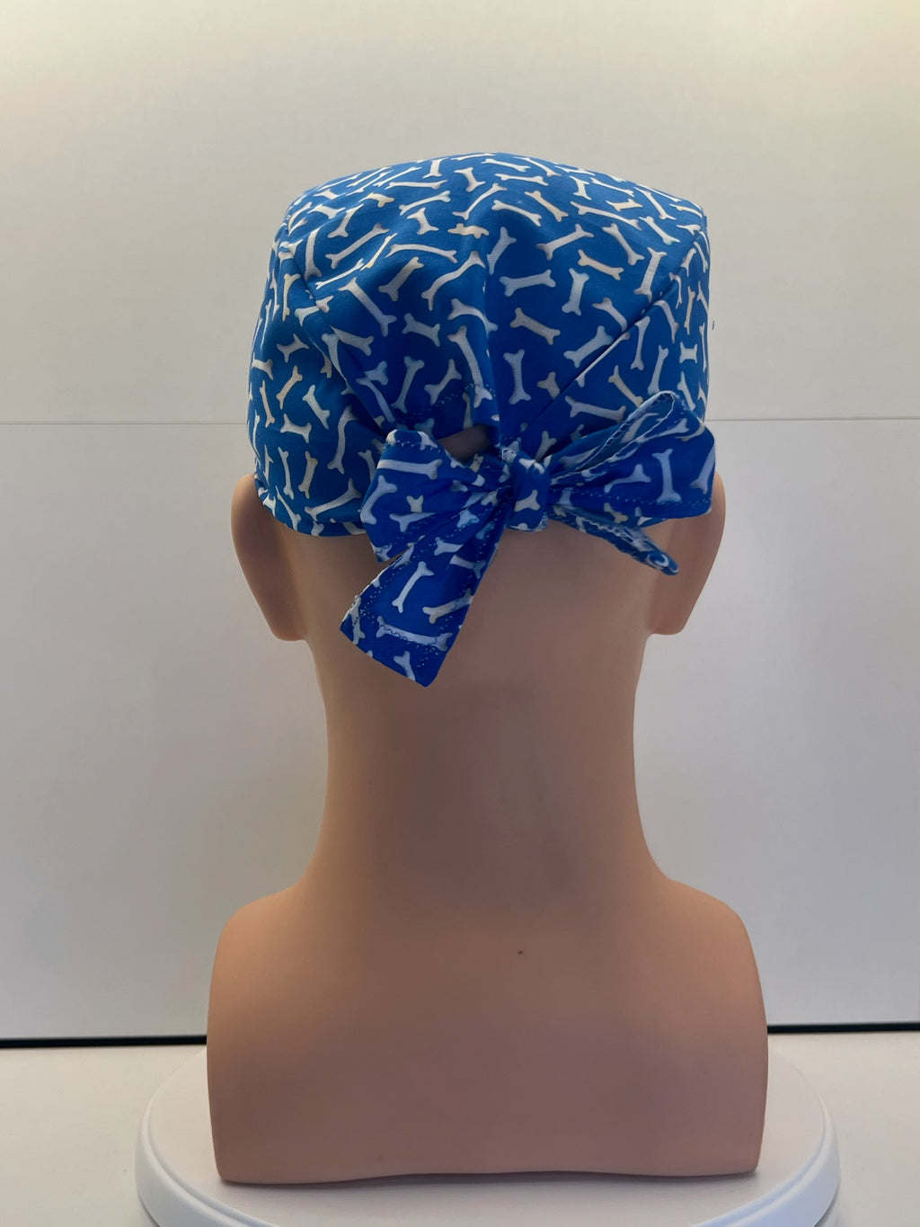 Little Bones Cotton Fabric Tie-back Theatre Scrub Cap / Hat.