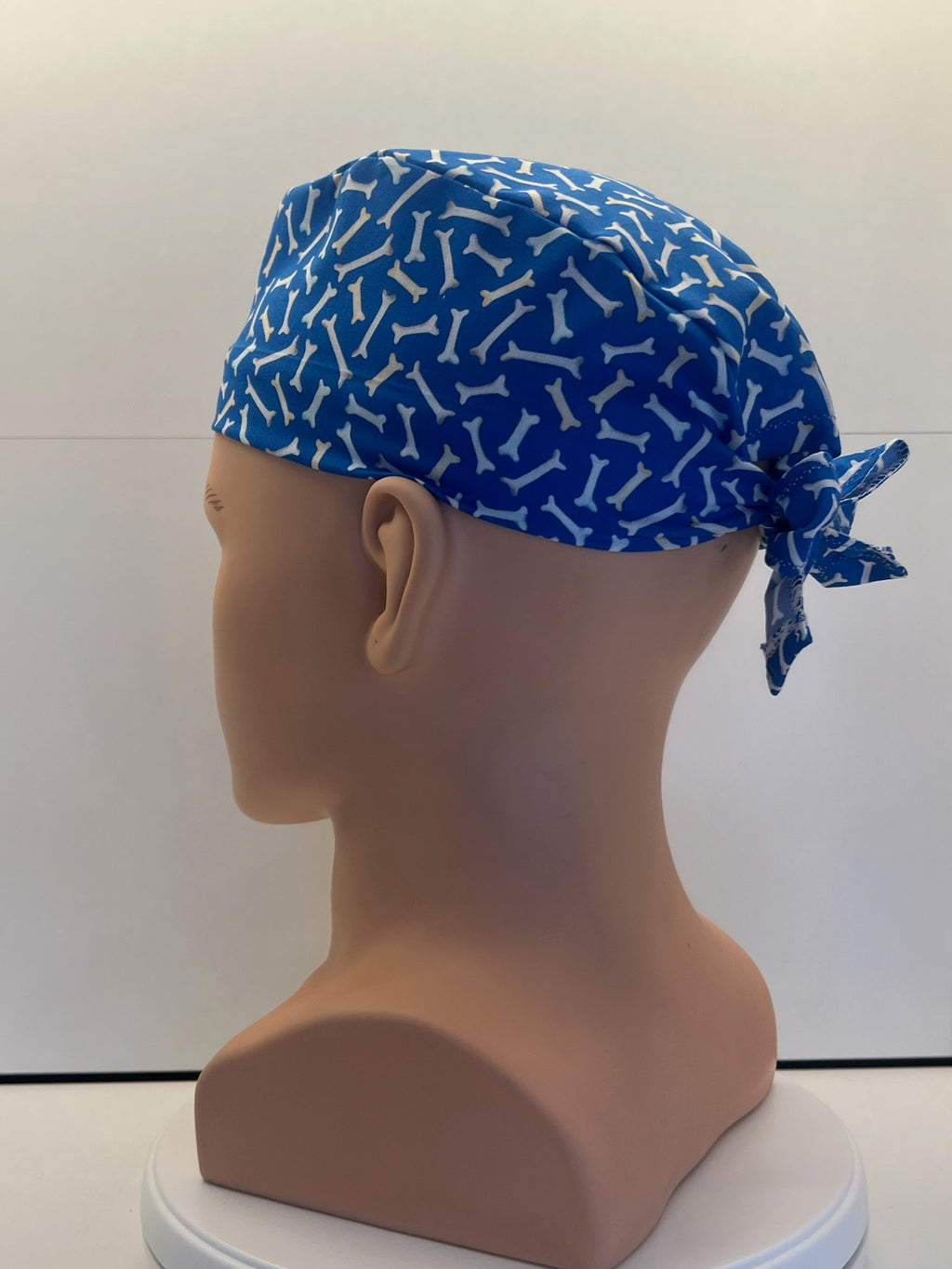 Little Bones Cotton Fabric Tie-back Theatre Scrub Cap / Hat.