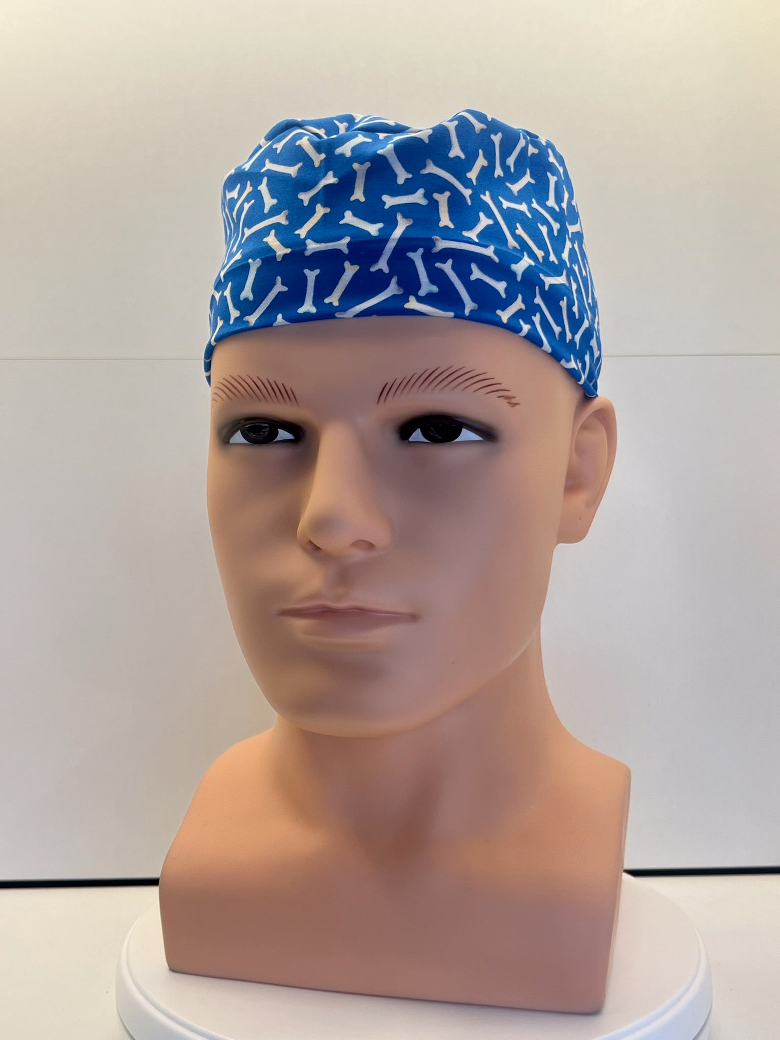 Little Bones Cotton Fabric Tie-back Theatre Scrub Cap / Hat.