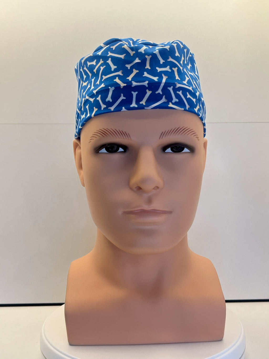 Little Bones Cotton Fabric Tie-back Theatre Scrub Cap / Hat.