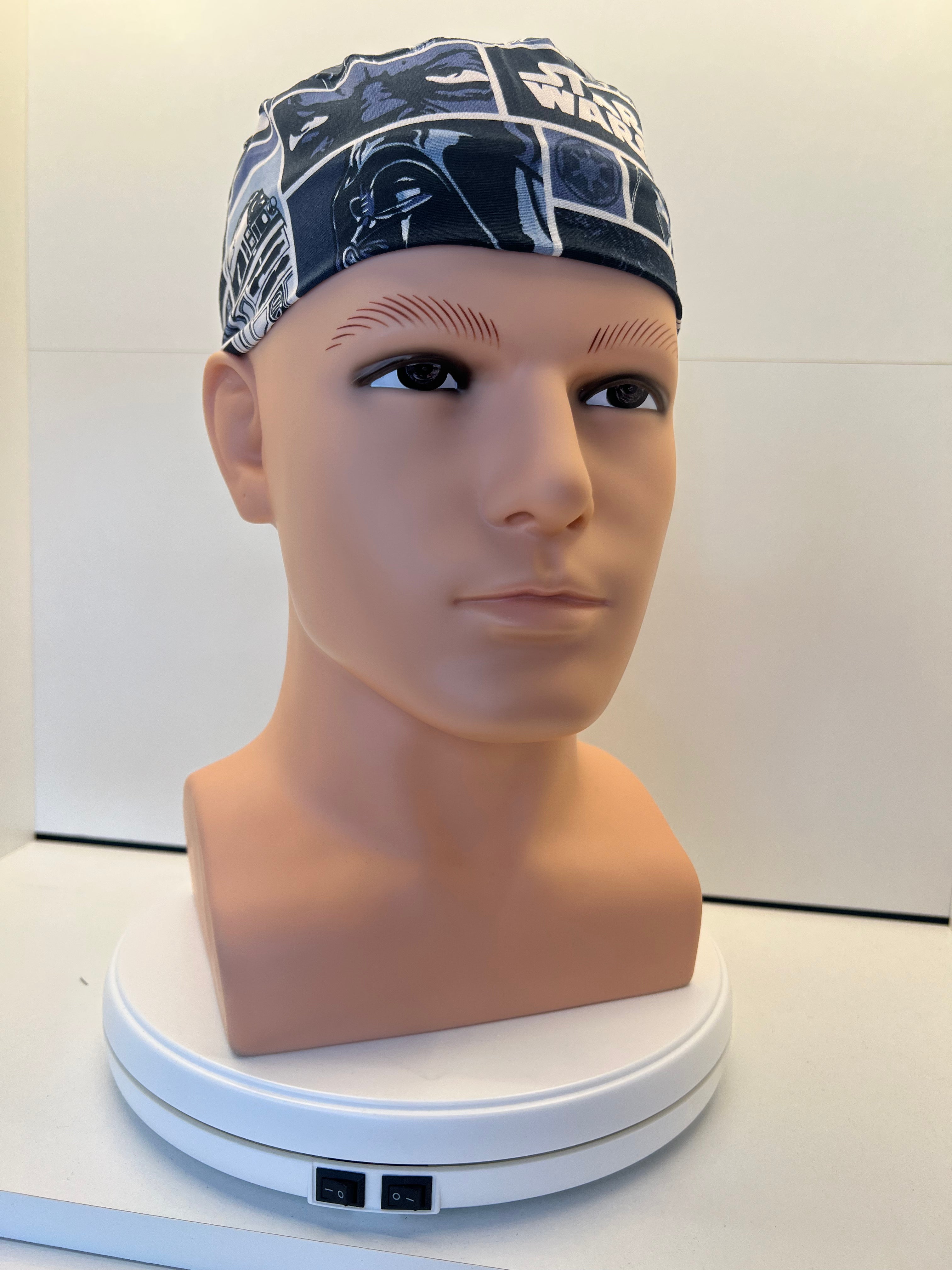 Star Wars Fabric Tie-Back Surgical/Theatre Scrub Hat/Cap. UK Handmade