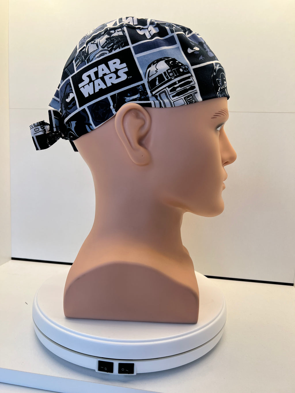 Star Wars Fabric Tie-Back Surgical/Theatre Scrub Hat/Cap. UK Handmade
