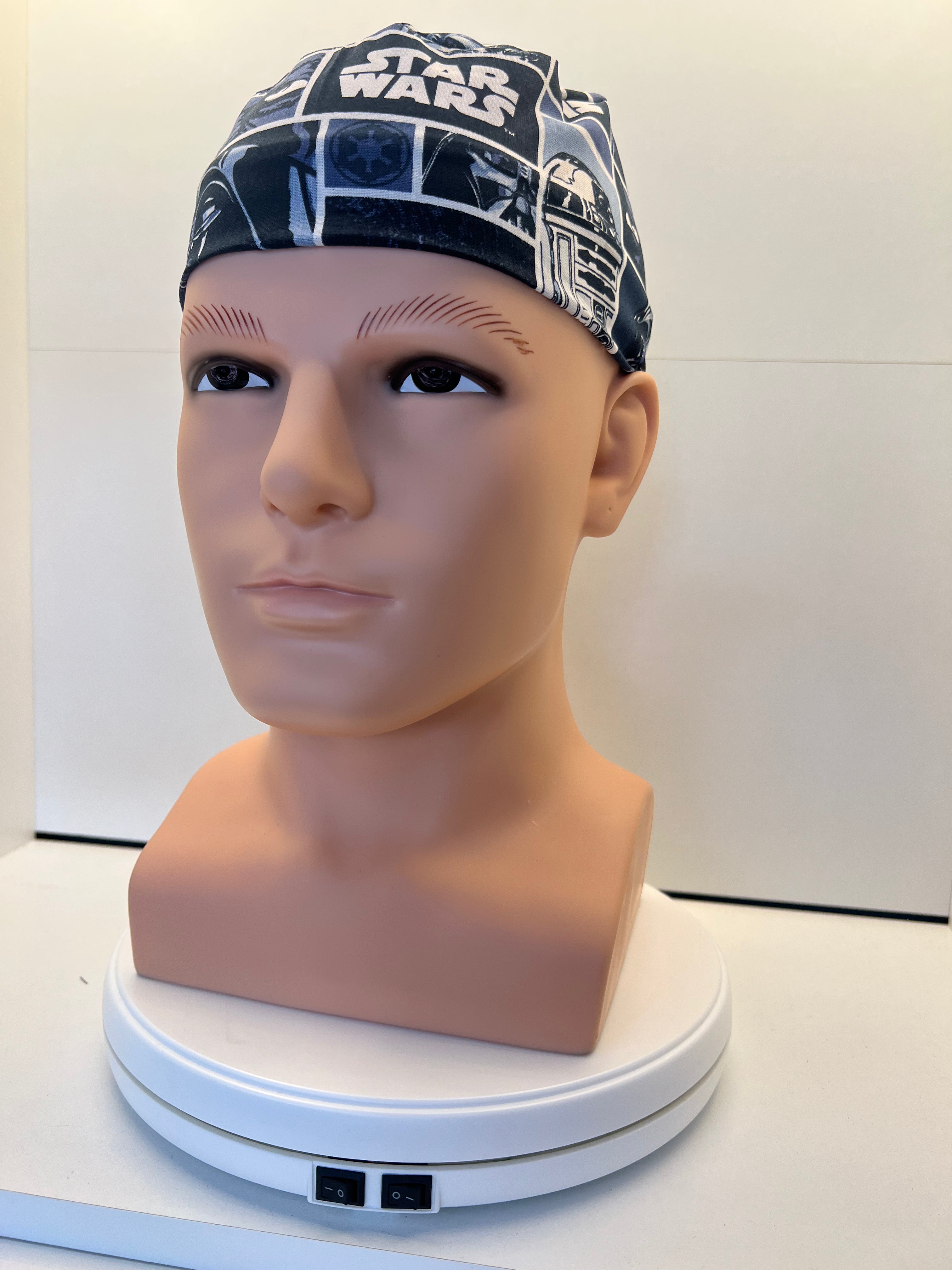 Star Wars Fabric Tie-Back Surgical/Theatre Scrub Hat/Cap. UK Handmade