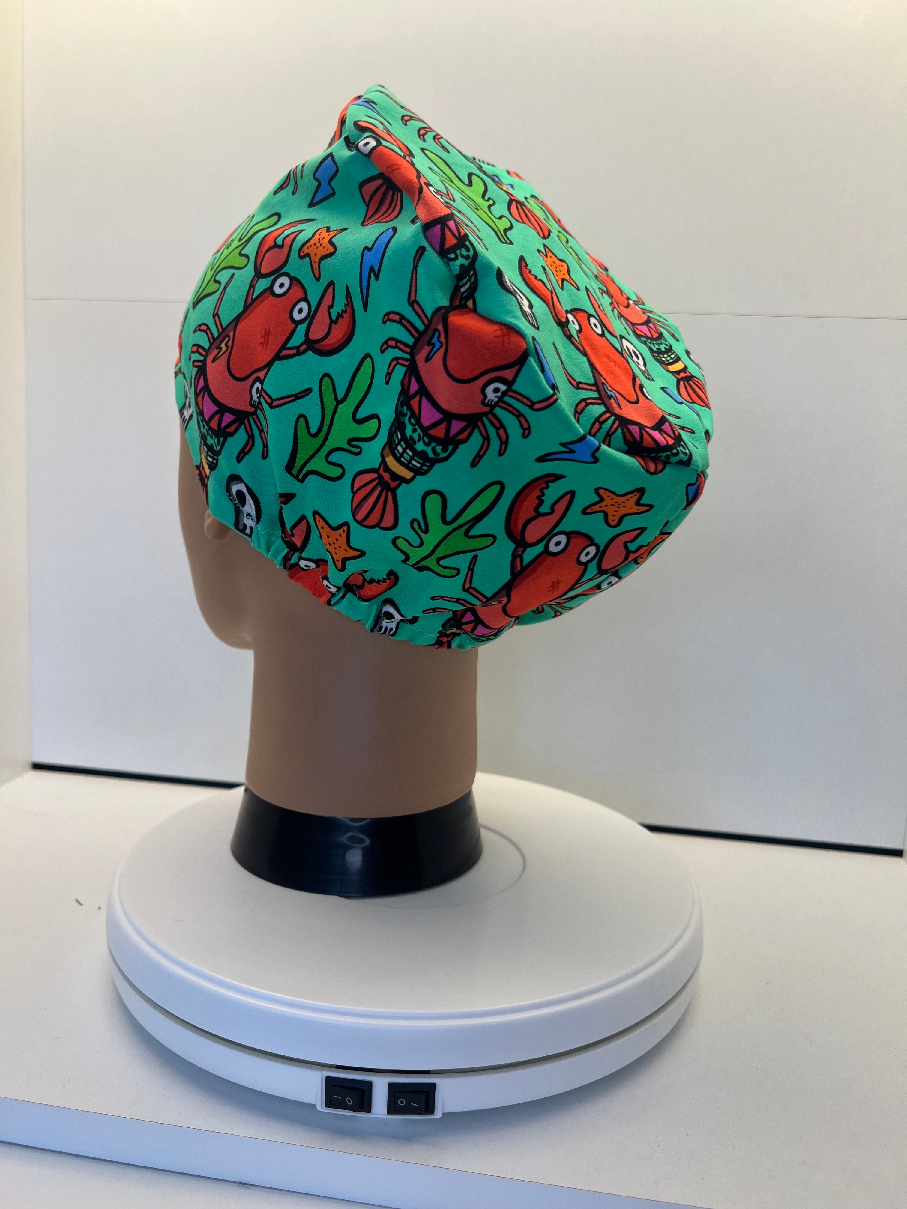 Lobster Lagoon Jersey Theatre Hat.  Standard & Large Size.