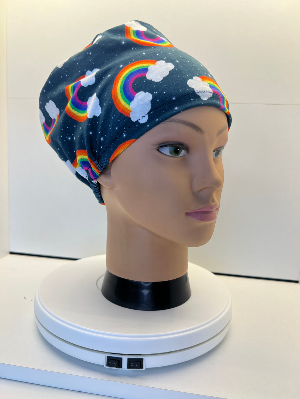 Starlight Rainbows Jersey Theatre Hat.  Standard & Large Size.