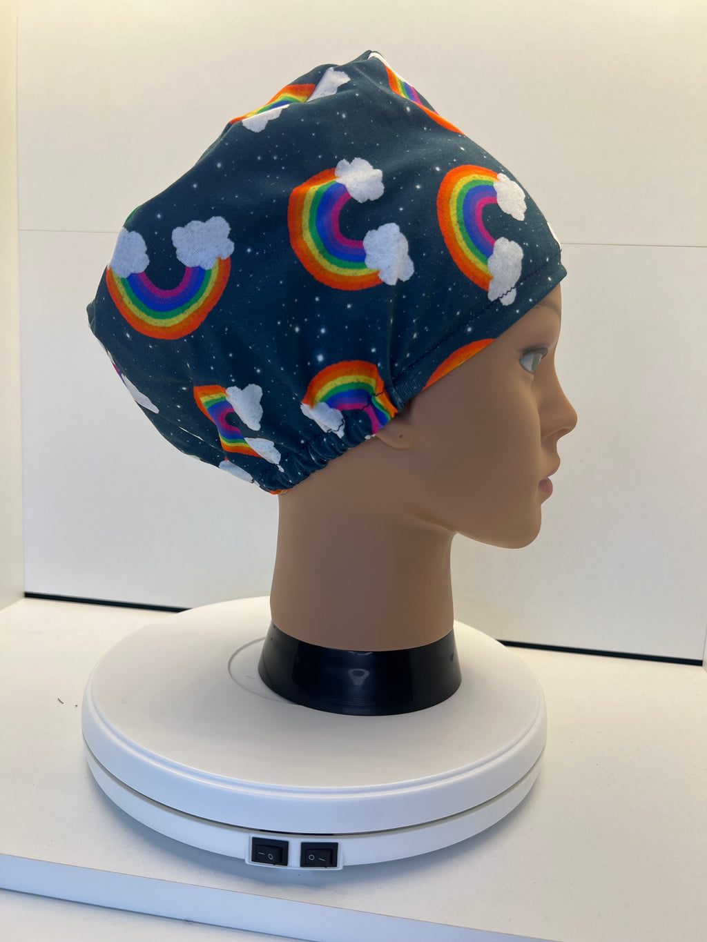 Starlight Rainbows Jersey Theatre Hat.  Standard & Large Size.