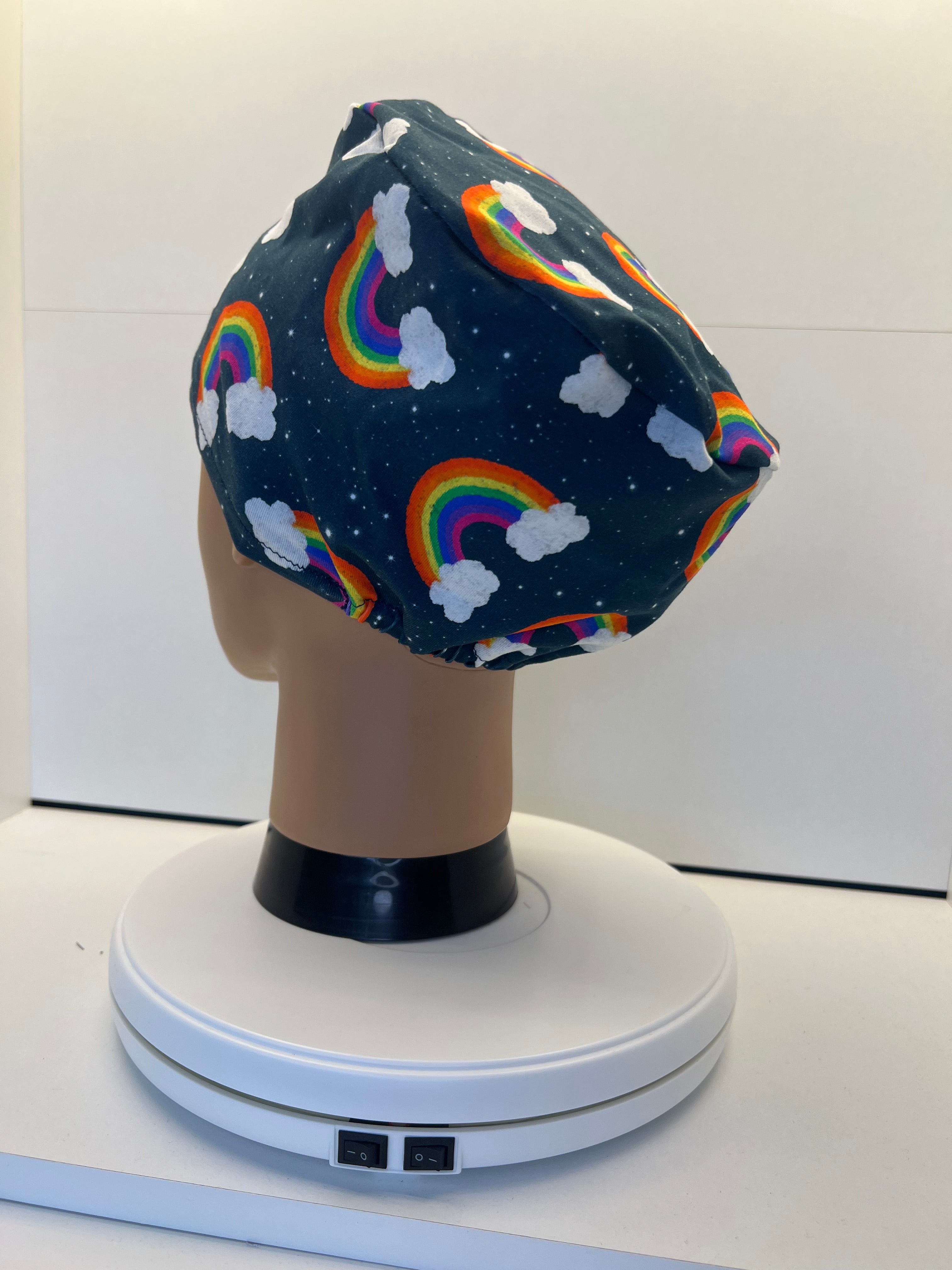 Starlight Rainbows Jersey Theatre Hat.  Standard & Large Size.