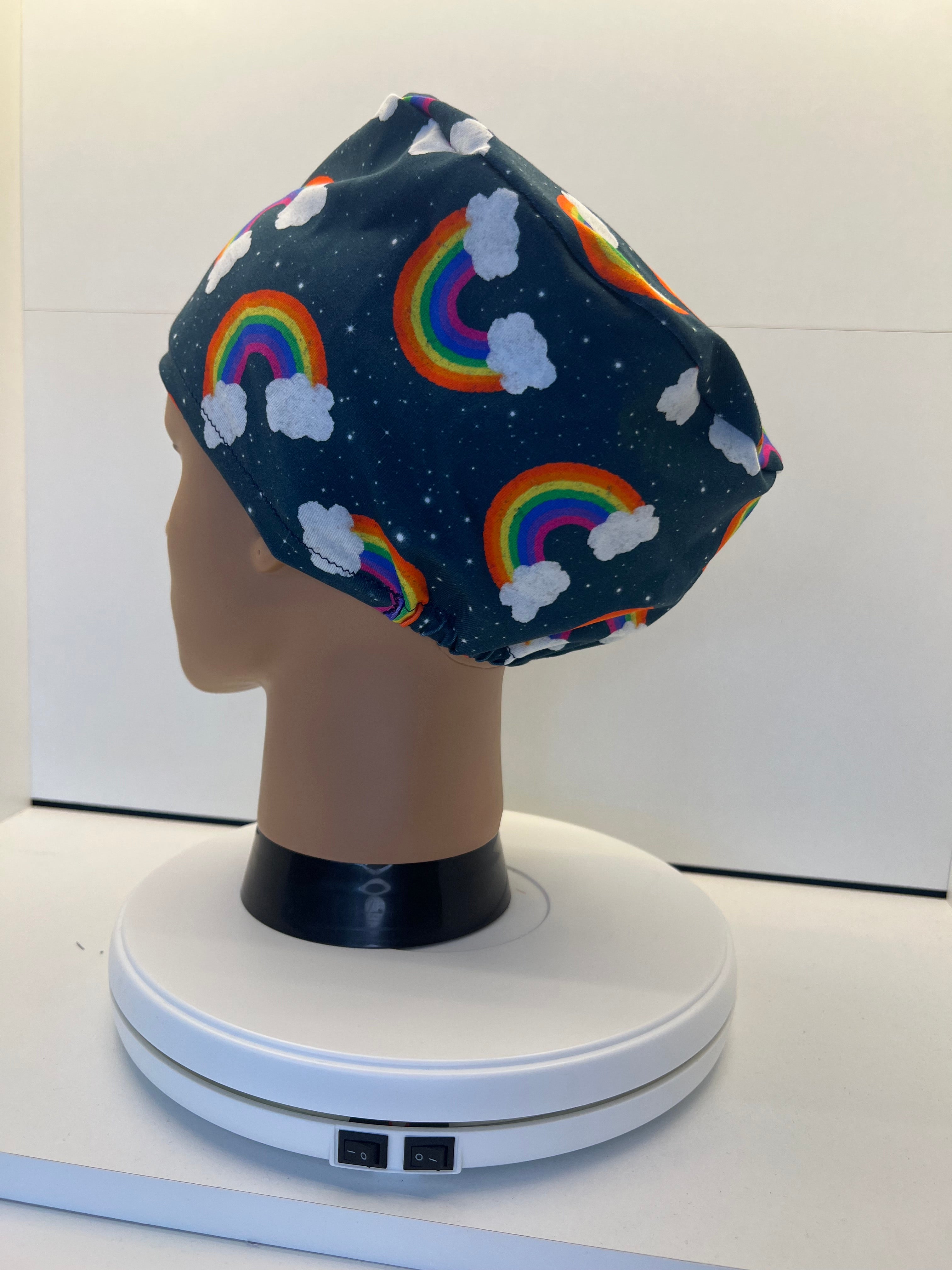 Starlight Rainbows Jersey Theatre Hat.  Standard & Large Size.
