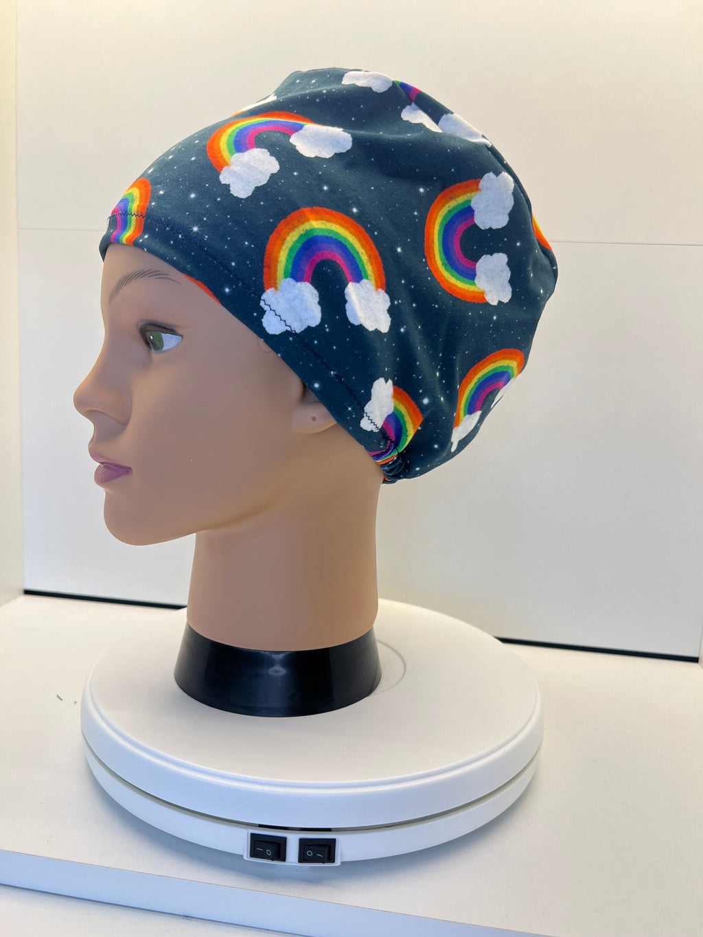 Starlight Rainbows Jersey Theatre Hat.  Standard & Large Size.