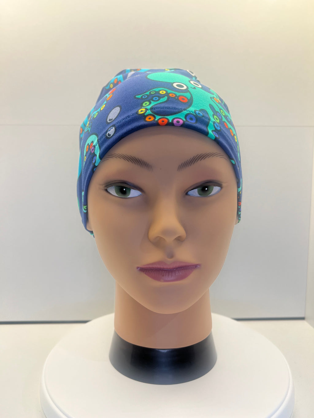 Octopus Oasis Stretch Jersey Theatre Hat.  Standard & Large Size