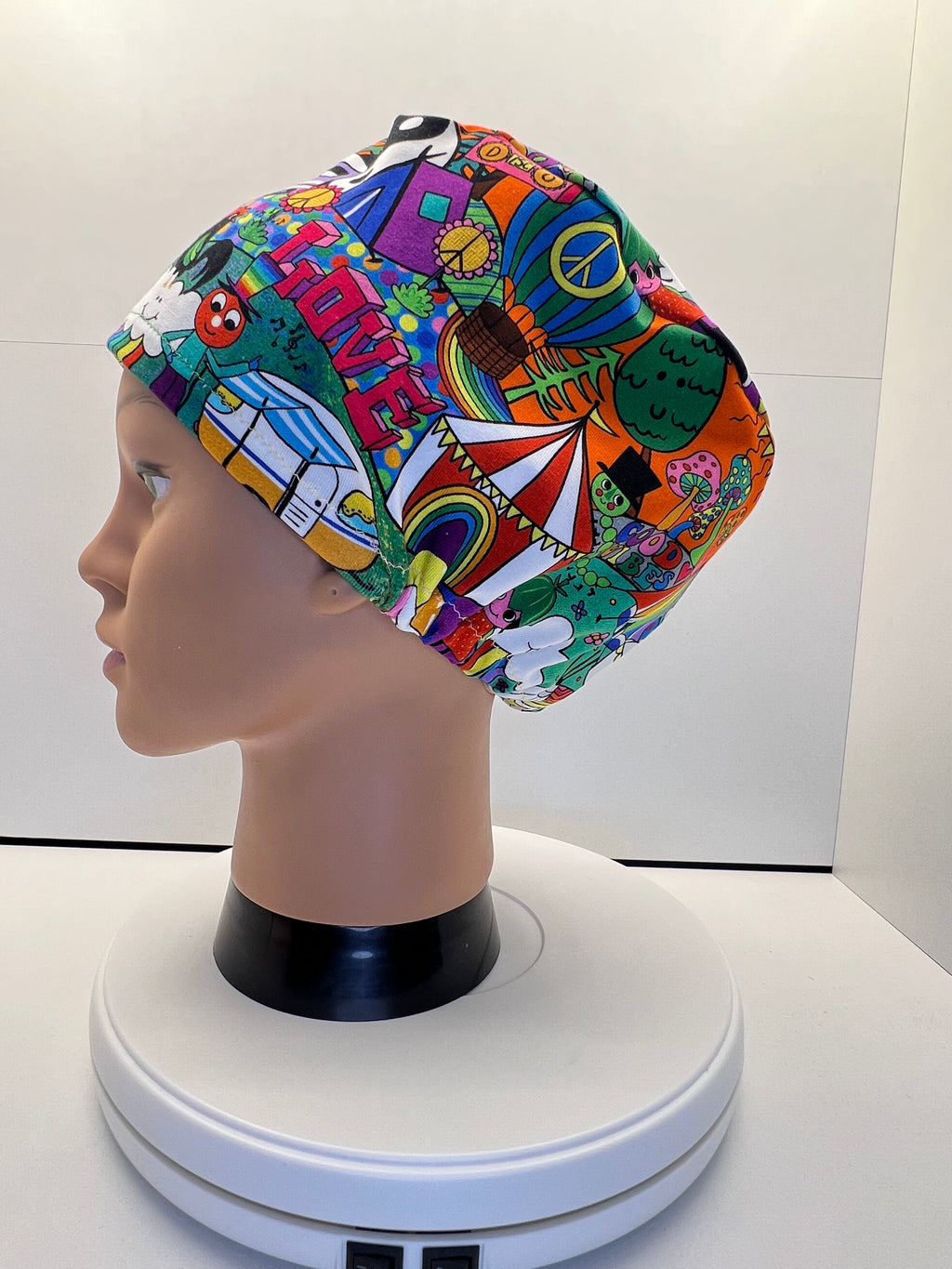 Festival Fields Stretch Jersey Theatre Hat.  Standard & Large Size