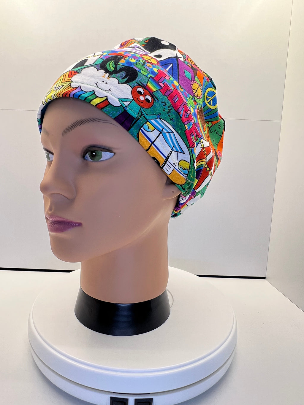 Festival Fields Stretch Jersey Theatre Hat.  Standard & Large Size