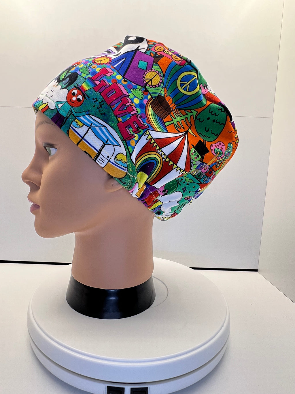 Festival Fields Stretch Jersey Theatre Hat.  Standard & Large Size