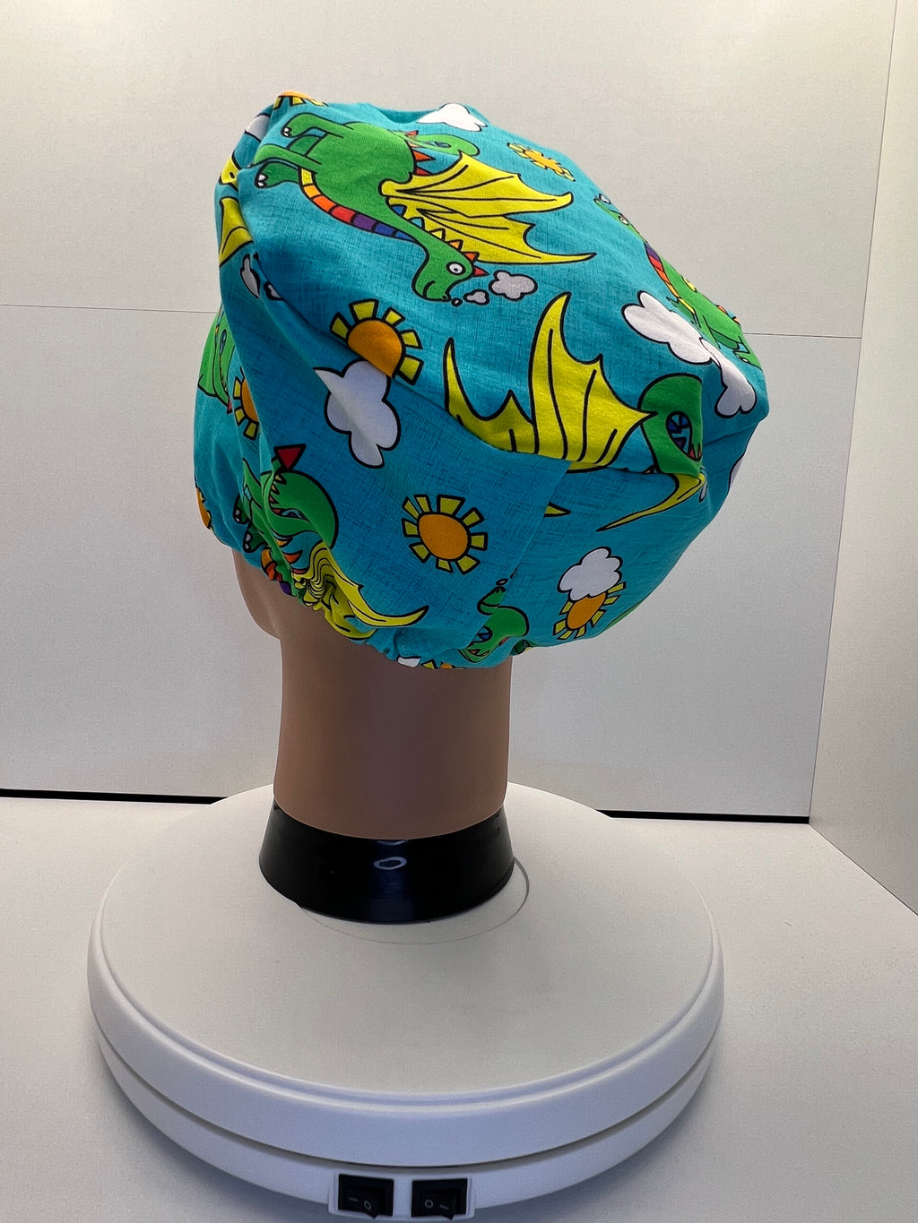 Dragon Skies Stretch Jersey Theatre Hat.  Standard & Large Size