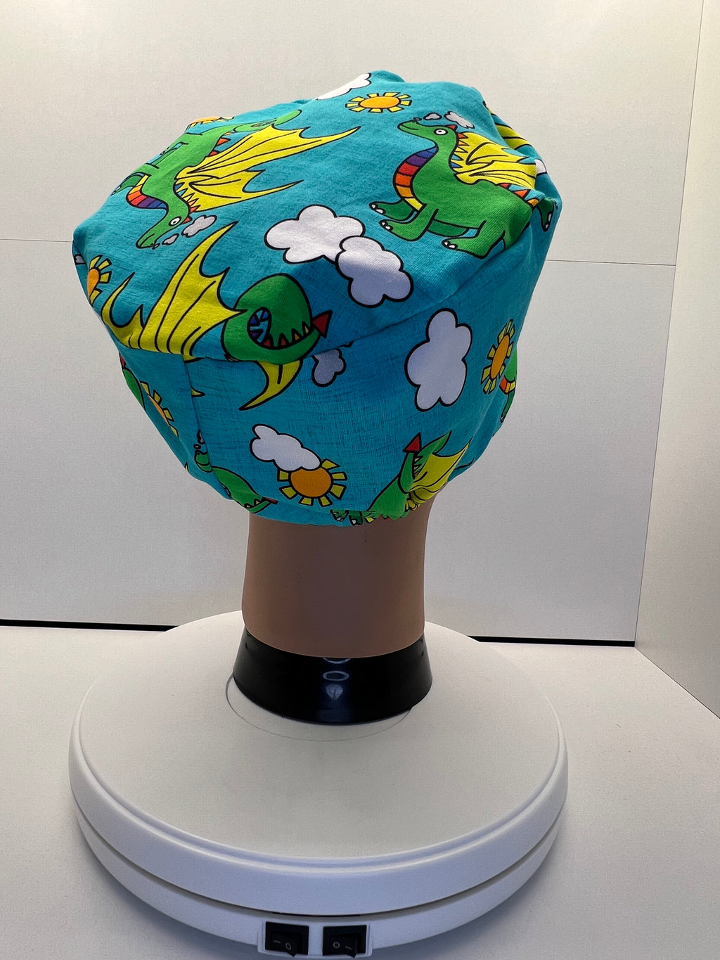 Dragon Skies Stretch Jersey Theatre Hat.  Standard & Large Size