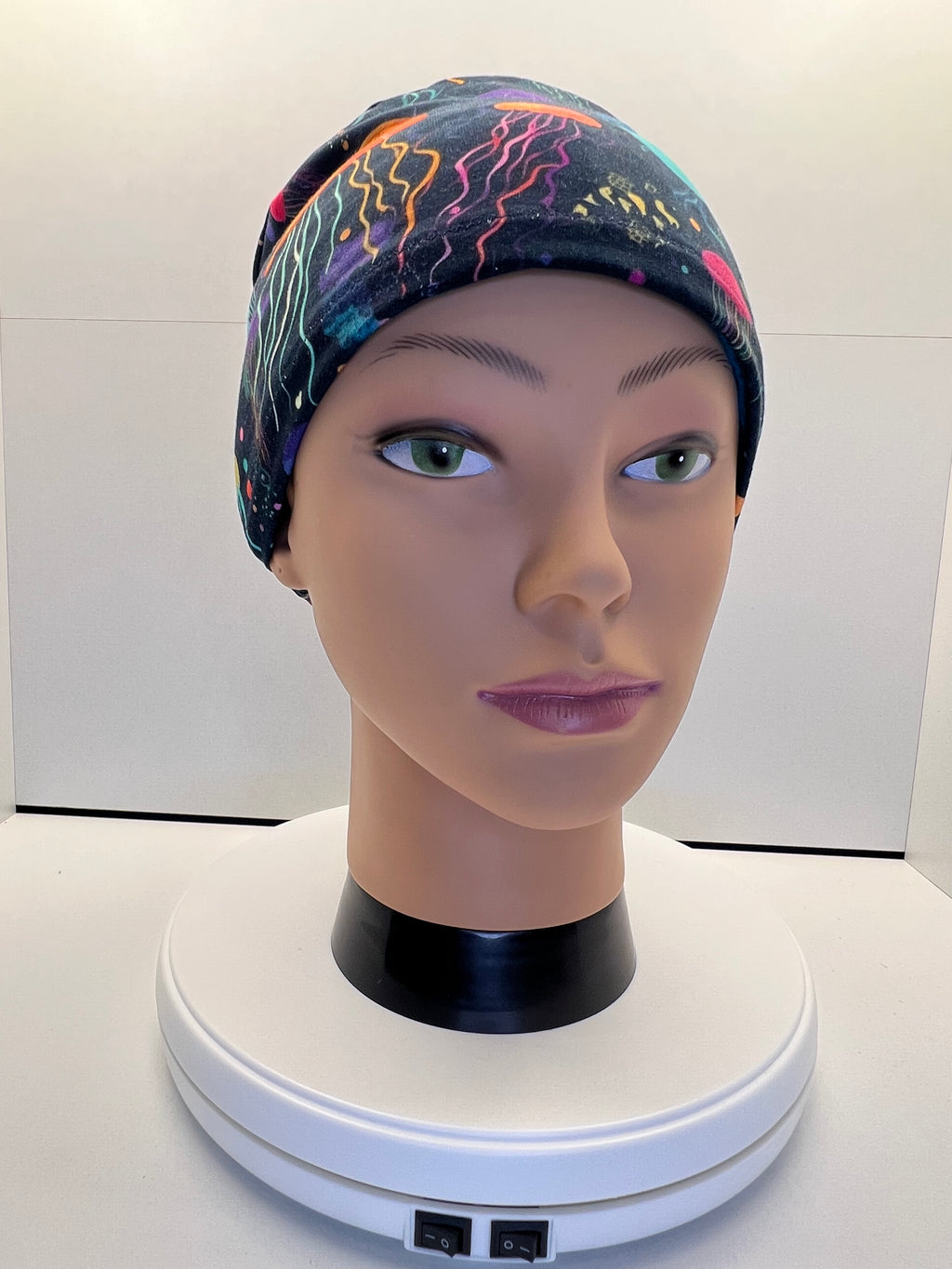 Jellyfish Dreams Stretch Jersey Theatre Hat.  Standard & Large Size
