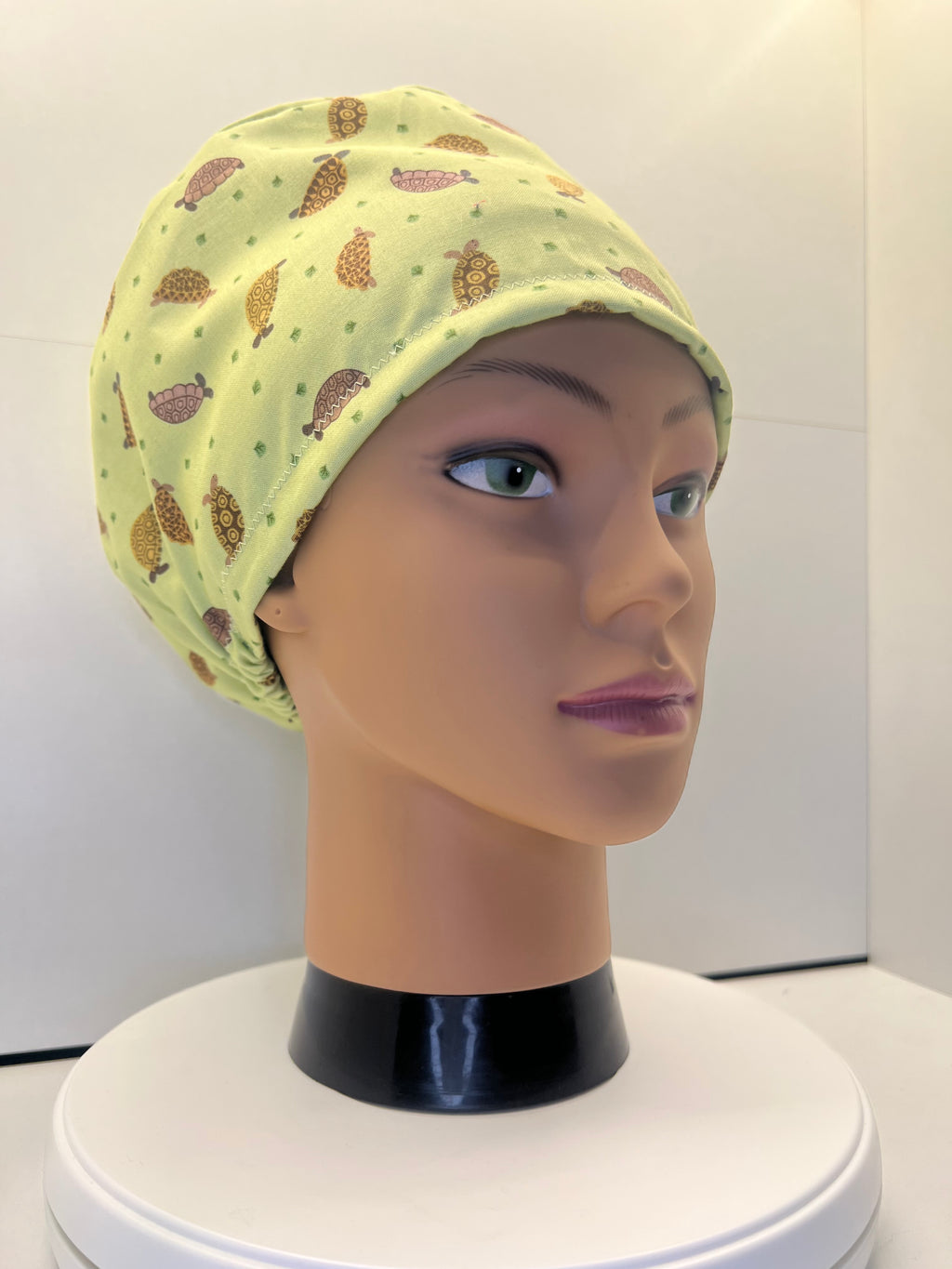Tiny Tortoises 100% Cotton Scrub Cap/Theatre Hat - UK Handmade