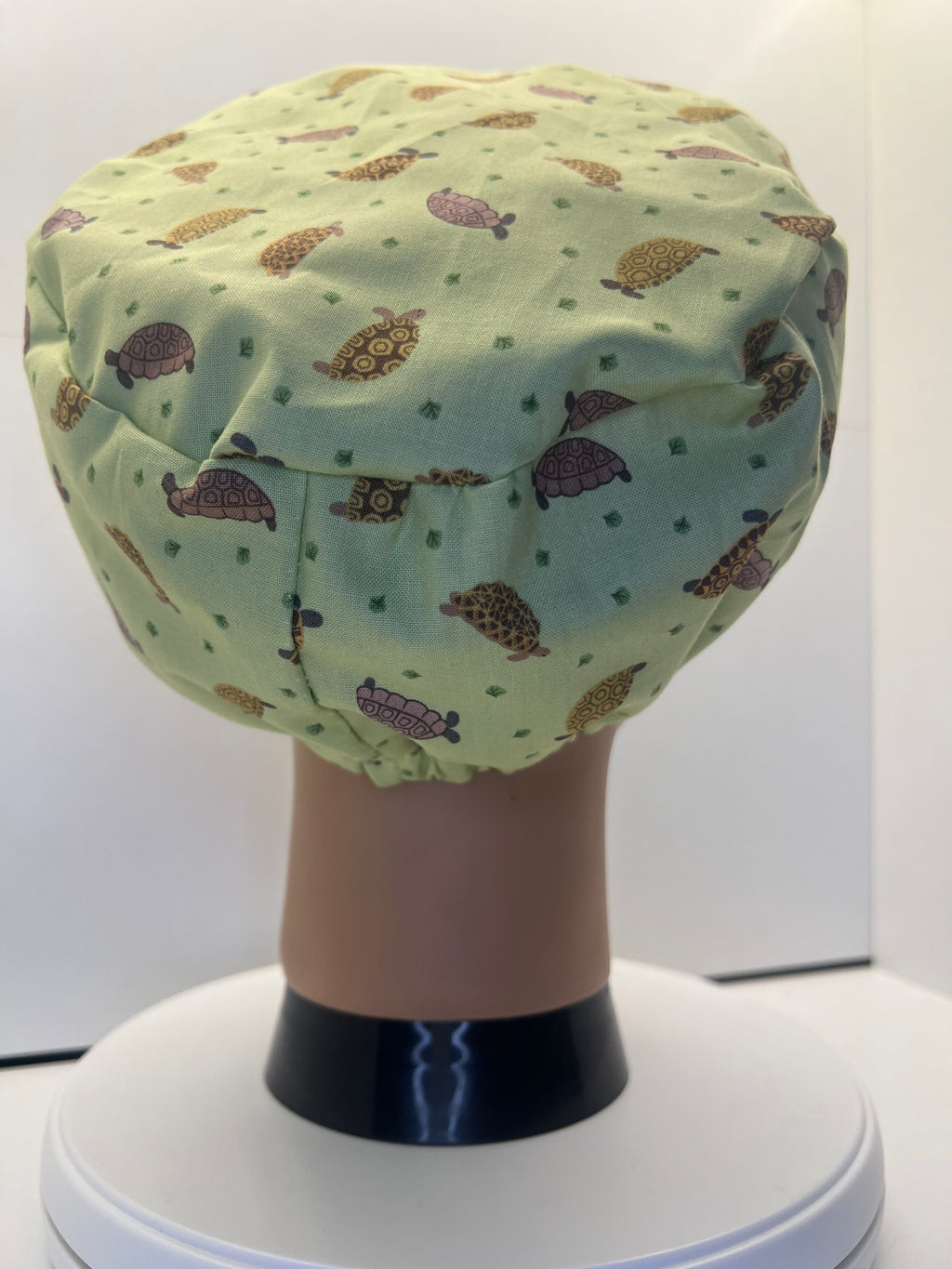 Tiny Tortoises 100% Cotton Scrub Cap/Theatre Hat - UK Handmade