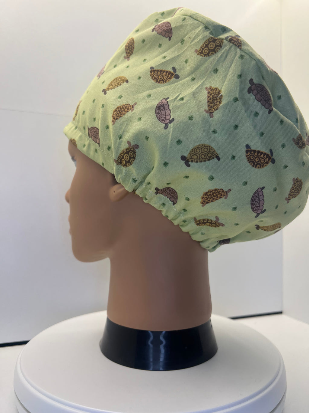 Tiny Tortoises 100% Cotton Scrub Cap/Theatre Hat - UK Handmade