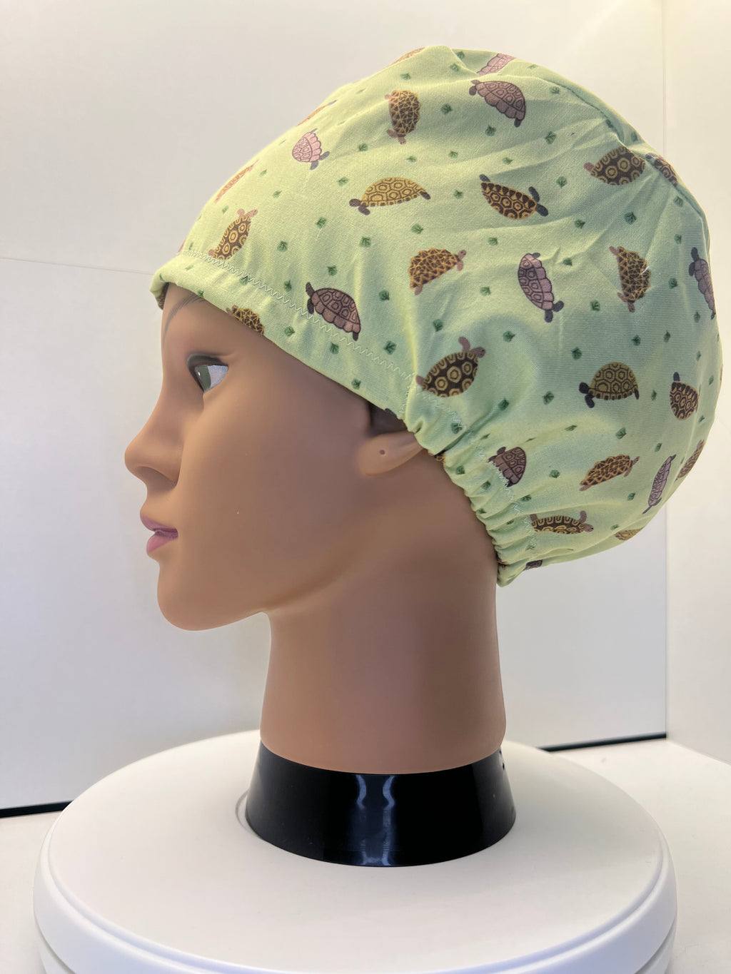 Tiny Tortoises 100% Cotton Scrub Cap/Theatre Hat - UK Handmade