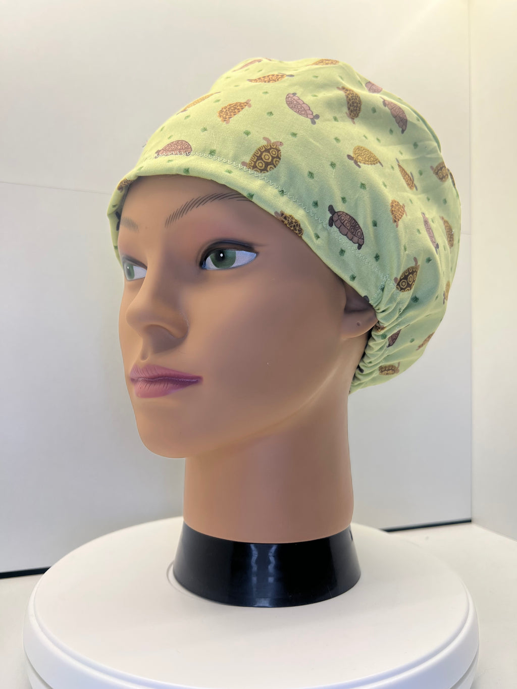 Tiny Tortoises 100% Cotton Scrub Cap/Theatre Hat - UK Handmade