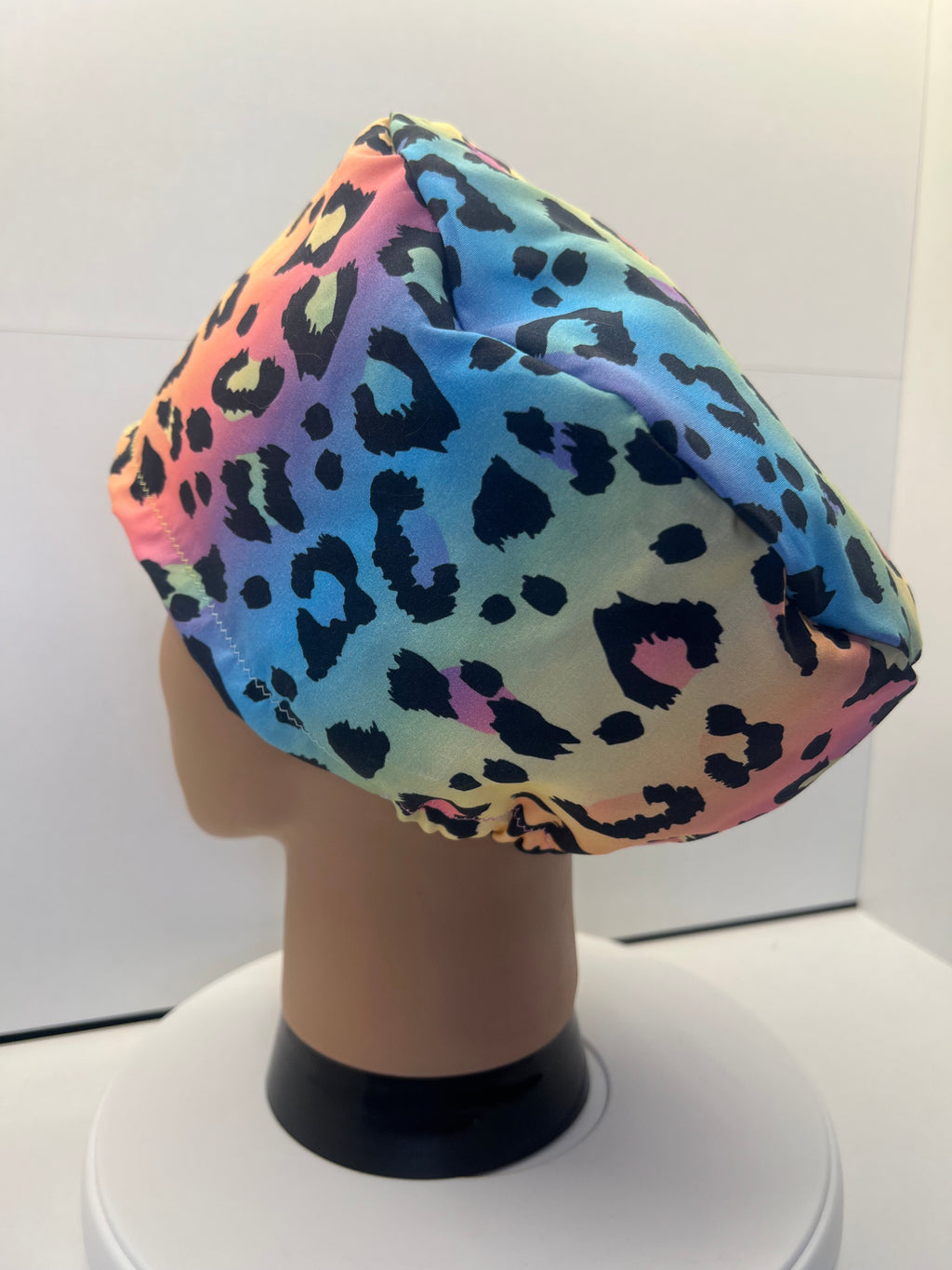 Leopard Skies 100% Cotton Scrub Cap/Theatre Hat - UK Handmade