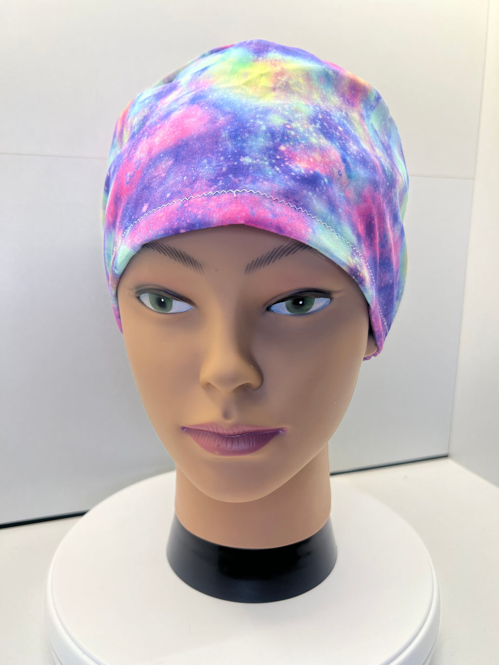 Cosmic Blush 100% Cotton Scrub Cap/Theatre Hat - Optional satin Lining