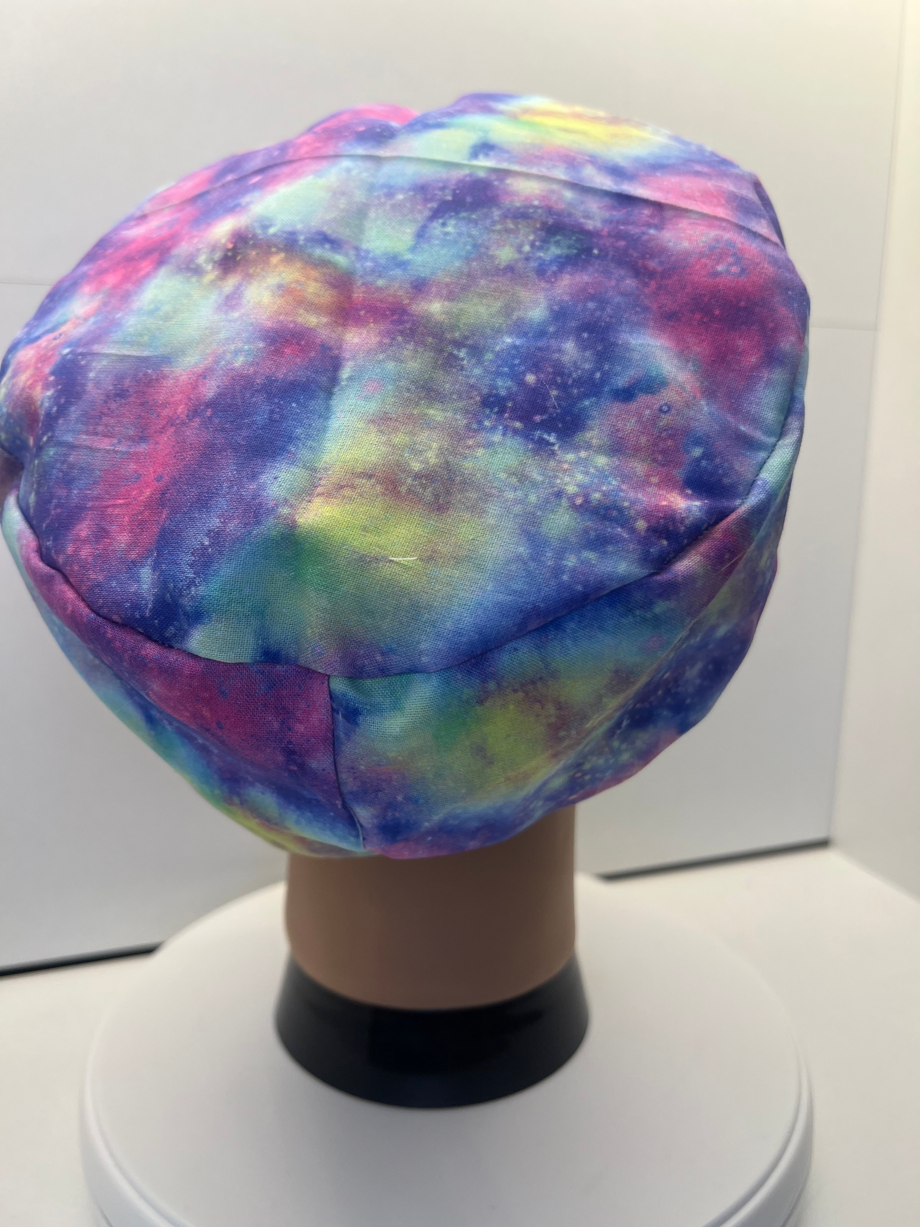 Cosmic Blush 100% Cotton Scrub Cap/Theatre Hat - Optional satin Lining