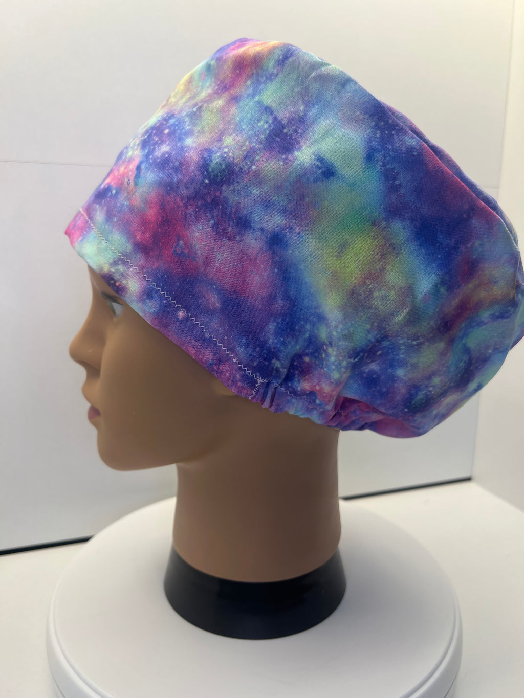 Cosmic Blush 100% Cotton Scrub Cap/Theatre Hat - Optional satin Lining