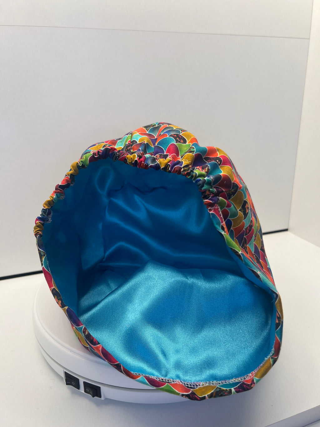 Mermaid Mosaic 100% Cotton Scrub Cap/Theatre Hat - UK Handmade