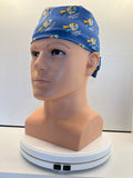 Millenium Falcon Fabric Tie-Back Surgical/Theatre Scrub Hat/Cap. UK Handmade