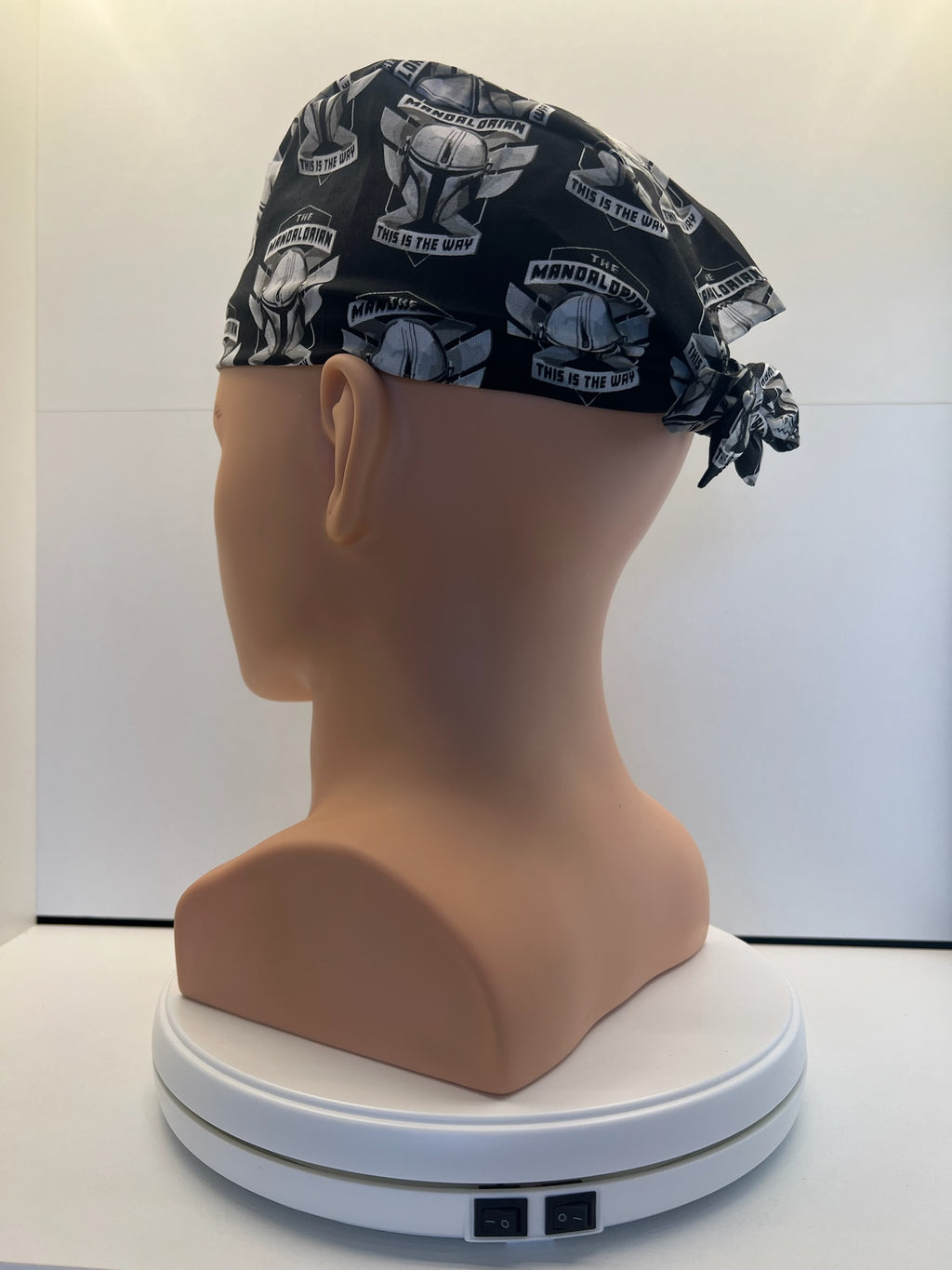 Mandalorian This Is The Way Fabric Tie-Back Surgical/Theatre Scrub Hat/Cap. UK Handmade (Copy)