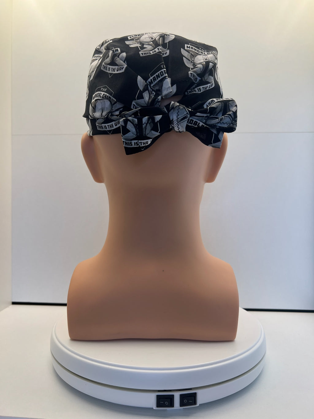 Mandalorian This Is The Way Fabric Tie-Back Surgical/Theatre Scrub Hat/Cap. UK Handmade (Copy)