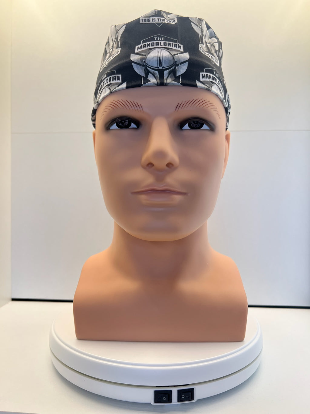 Mandalorian This Is The Way Fabric Tie-Back Surgical/Theatre Scrub Hat/Cap. UK Handmade (Copy)
