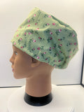 Rosebud Bliss 100% Cotton Scrub Cap/Theatre Hat - UK Handmade