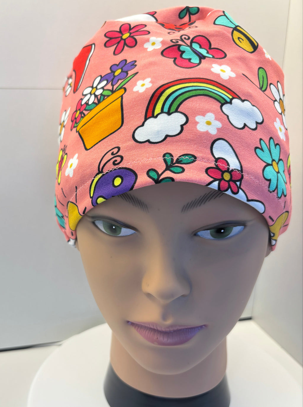 Spring Garden Premium Jersey super soft and smooth cotton theatre scrub hat/cap