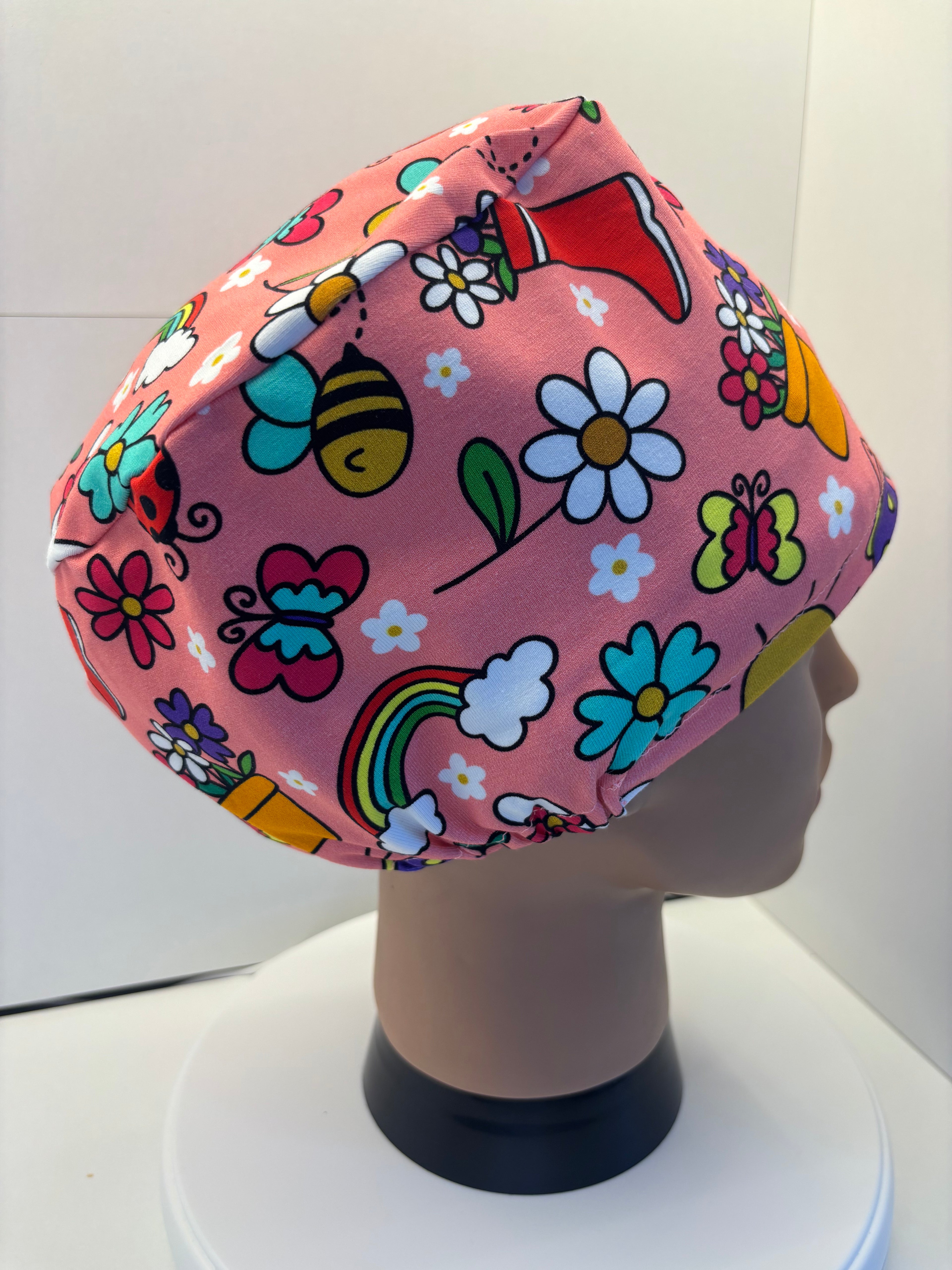 Spring Garden Premium Jersey super soft and smooth cotton theatre scrub hat/cap