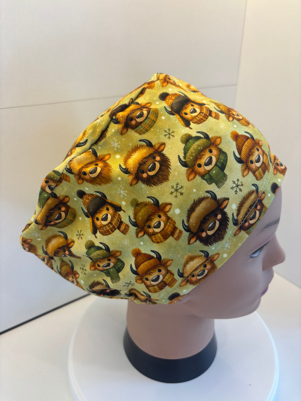 Cosy Cows Premium Cotton Jersey super soft theatre scrub hat/cap